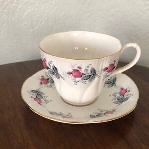 VINTAGE ROYAL IMPERIAL TEACUP AND SAUCER